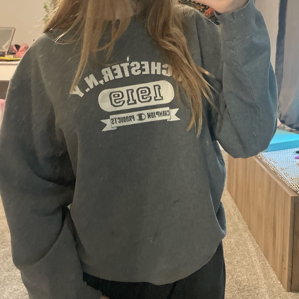 vintage champion hoodie